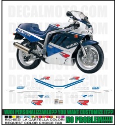 GSXR 750 1989 WHITE BLUE